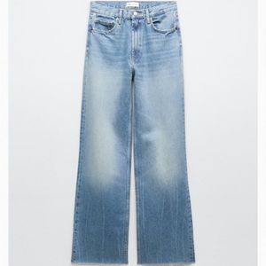 Zara TRF Wide Leg Jeans Size 4